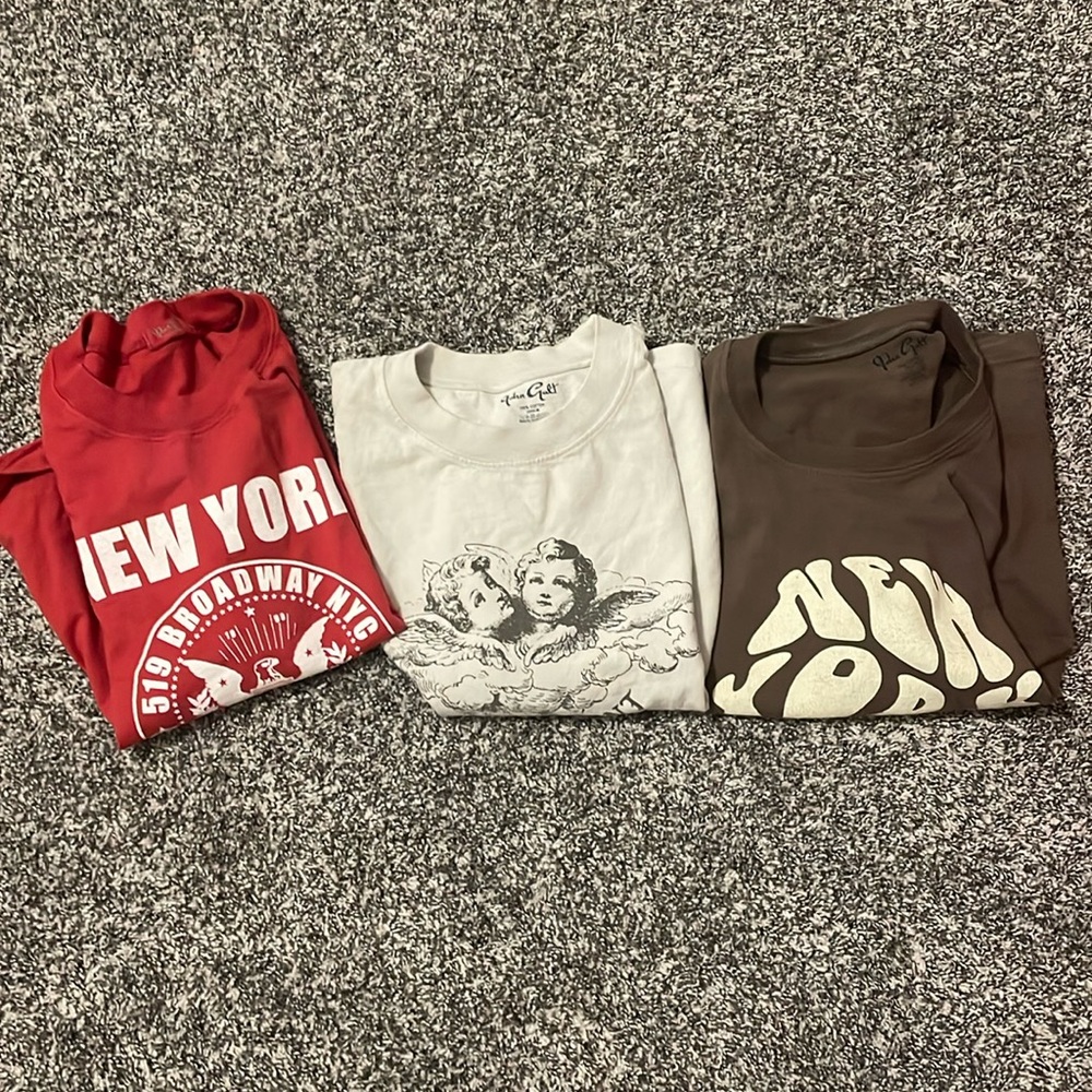 Bundle of three brandy Melville shirts